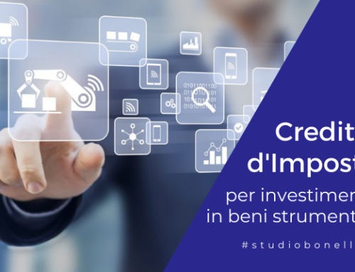 Credito d’imposta per investimenti in beni strumentali